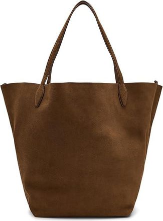 Madewell Oversized Soft Grain Shopper - Suede Shoulder Womens Handbags Dried Acorn, Leather/Suede