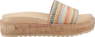 Rocket Dog Dames Faye Alti Raffia Suede Sandalen (Multikleur)