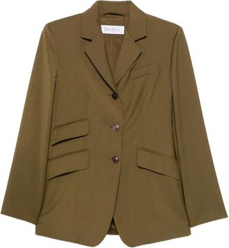 Max Mara Mxmpatio Single-breasted Blazer