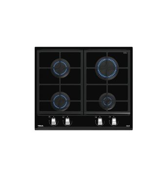 Teka Placa Gas Teka Gzc 64300 Xba 4 Fuegos Exactflame 60cm Cristal Negro