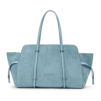 Iceberg Grote Shopper - Dames - Schoudertassen - Blauw - ONE Size - Leer - Tassen