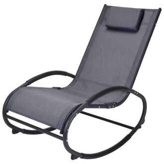 Progarden Mecedora Metal Txt Gris Oscuro