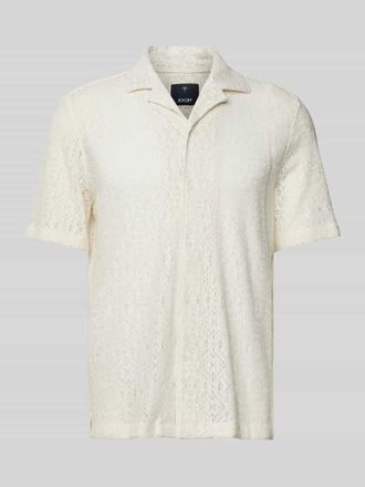 Joop Regular Fit Freizeithemd mit Resortkragen Modell Kawai in Offwhite, Gr&ouml;&szlig;e L