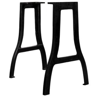 vidaXL Patas De Mesa De Comedor En A Hierro Fundido 2 Unidades Vidaxl