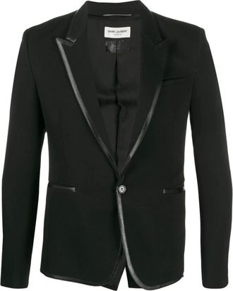Saint Laurent Blazers, male, Black, XL, Jacket Saint Laurent