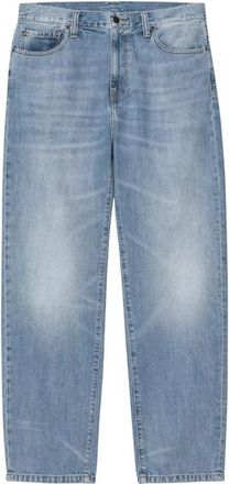 Carhartt Work in Progress Aaron Pant - Heren - Loose Fit Jeans - Blauw - W34 - Katoen - Jeans