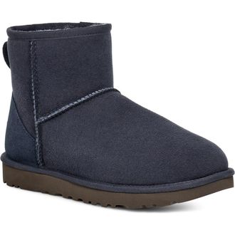 UGG UGG Classic Mini II Genuine Shearling Lined Boot in Evb at Nordstrom Rack, Size 12