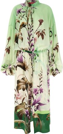 F.R.S. For Restless Sleepers Bicolor Silk Long Womens Dress
