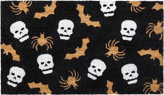 Masterweave Textile Rug Smith Spider Web & Skeletons Doormat