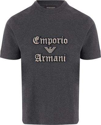 Emporio Armani Dark Grey Logo T-Shirt