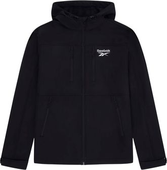 Reebok Herenwindjack met logo (Zwart)