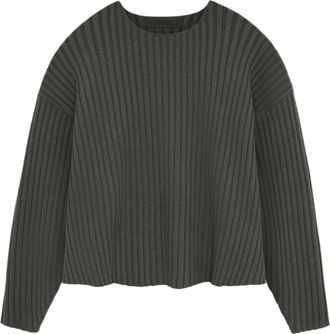 Fear of God (WMNS) Fear of God Essentials SS24 Raw Neck Sweater Ink 192SP244670F