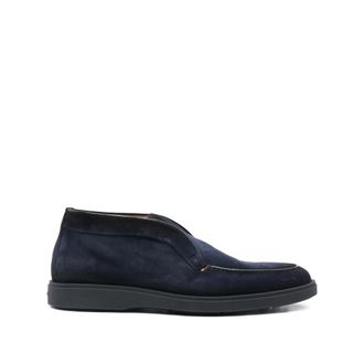 Santoni Hombre, Zapatos, Azul, Talla: 42 1/2 EU