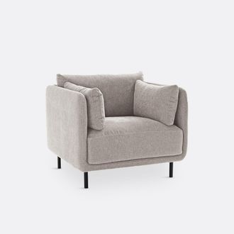La Redoute Interieurs Fauteuil, stof met structuur, Victor