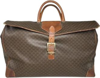 Celine Pre-owned Vintage Weekendtas - Dames - Vintage Weekendtas - Bruin - ONE Size - Leer - Vintage