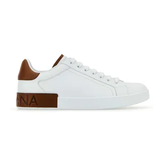 Dolce & Gabbana Sneakers, male, White, 8 1/2 UK, Portofino Trainers