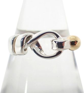Tiffany & Co. Yellow Gold (18K) Sterling Silver 925 Band Ring (Pre-Owned)