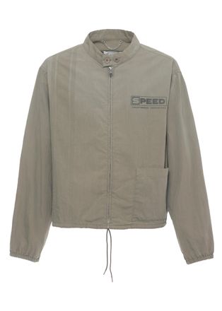 Maison Margiela Green Printed Cotton Jacket