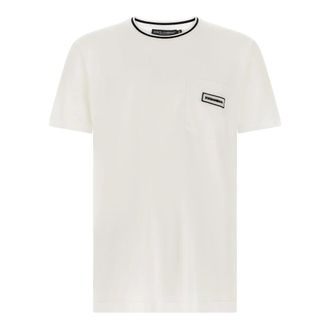 Dolce & Gabbana Heren, Tops, Wit, Maat: S Katoen