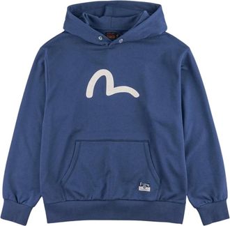 Evisu Felpa con cappuccio Seaguall - - Sweatshirts & Hoodies - Uomo - Blu - S