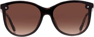 Nine West Brown Oval Ladies Sunglasses 10268562.KHL TORBRN