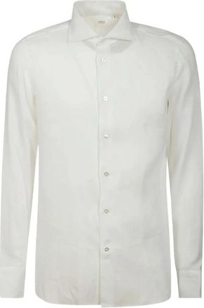 Borriello Formal Shirt - Heren - Zakelijke Overhemden - Wit - S - Overhemden