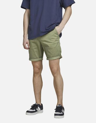 Jack & Jones Mens Jack & Jones Mens Bowie Shorts Solid Chino Shorts - Green - Size: 35/34/32