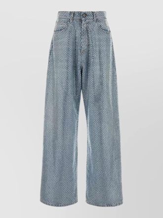 Giuseppe Di Morabito high waist denim jeans wide leg