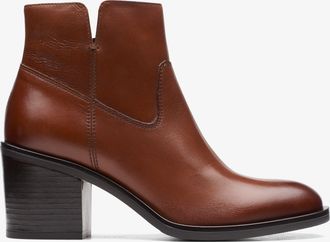 Clarks Valvestino Lo Dark Tan Leather