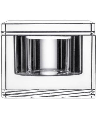 Kosta Boda Stripe Covered Box With Lid