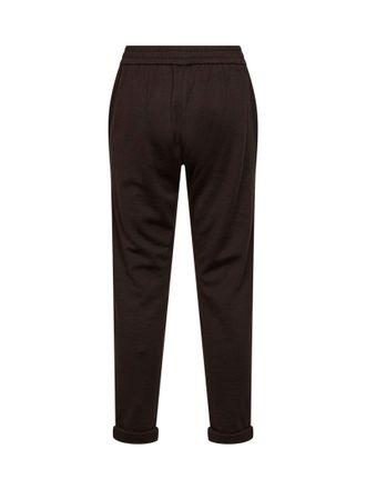 Brunello Cucinelli Womens Trousers Cotton-Silk Brown