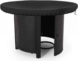 OEM Copertura Protettiva Rotonda Impermeabile E Resistente Ai Raggi Uv In Tessuto 420d Per Piano Cottura - Diametro 80 Cm, Nera