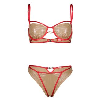 Diesel Cindy-GFT Underwire Bra - female - Diesel - Bikinis - Yellow - XS - Swimwear