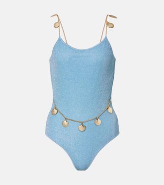 Oséree Oséree Lumière embellished swimsuit