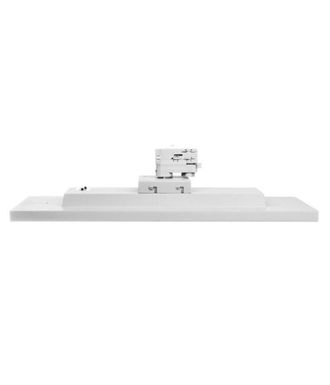 Trade Shop Trade Shop - Foco Led Carril Cct 72w Carril 3en1 Regulable 3 Temperaturas Luz 230v - Blanco