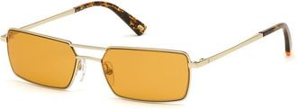 Web Eyewear Gold Metal Sunglasses