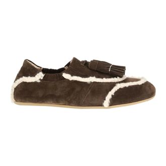 Fratelli Rossetti Mocasines de Ante con Borla - Shoes - Mujer - Marr&oacute;n - 37 EU