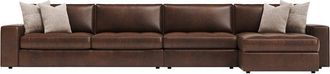 Bernhardt Nest 3Pc Leather Sectional