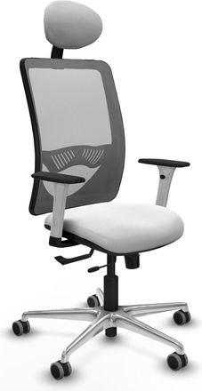 Piqueras y Crespo Silla De Oficina Piqueras Y Crespo Zulema Blanco Espuma 50 Mm