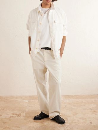 Polo Ralph Lauren Logo-Embroidered Cotton-Blend Terry Polo Shirt