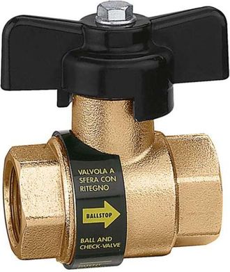 Caleffi V&aacute;lvula De Bola De 1/2 Con V&aacute;lvula De Retenci&oacute;n Incorporada