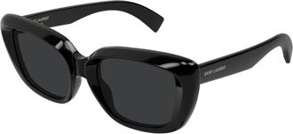 Saint Laurent unisex, Accessoires, Zwart, Maat: 53 MM Nylon