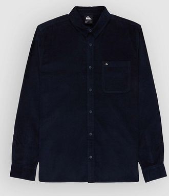 Quiksilver Smoke Trail Cord Camisa azul