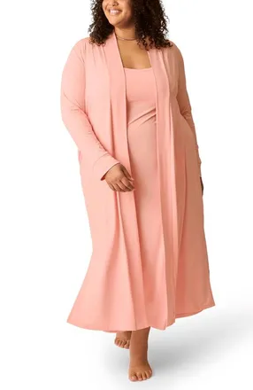 Kindred Bravely The Sunday Lounge Duster in Sunset Pink at Nordstrom, Size X-Large