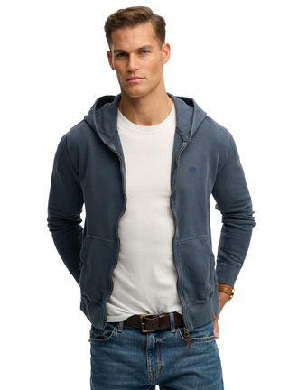 Superdry vest blauw slim fit