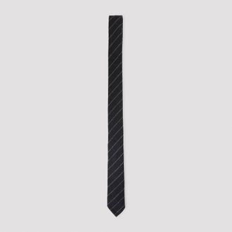 Thom Browne Cravatta classica Thom marrone