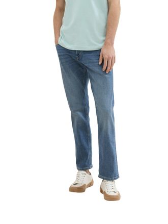 Tom Tailor Straight-Jeans TOM TAILOR MARVIN, Herren, Gr. 31, L&auml;nge 32, blau (clean light stone blau denim), Denim/Jeans, Obermaterial: 98% Baumwolle, 2% Elasthan