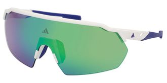 Adidas Sport SP0093 21Q Mens Sunglasses White Size 145