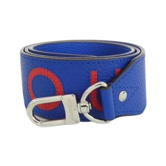 Louis Vuitton Pre-owned Accessories, unisex, Blue, Size: ONE SIZE Pre-owned Vintage Strap