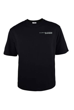 Casablanca Glitch Orchid oversized T-shirt Zwart